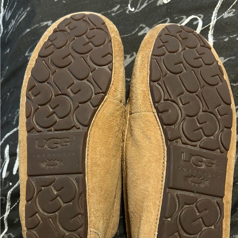 UGG Men's Brown Suede Loafers